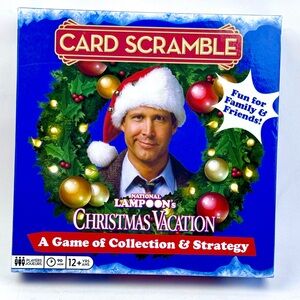 National Lampoon’s Christmas Vacation Card Scramble Board Game New Open Box